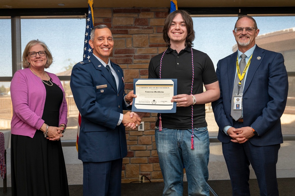 Senior Salute and Cord Graduate Ceremony at Holloman Air Force Base