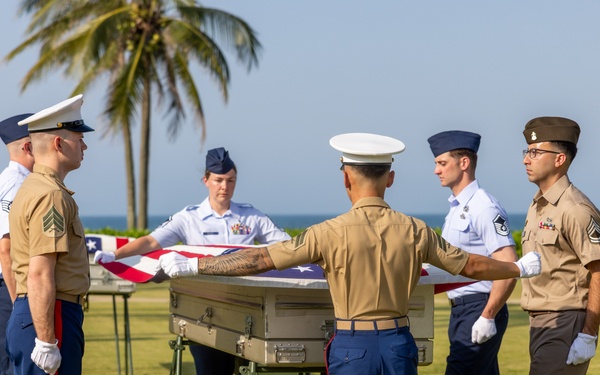 U.S. Ambassador Marc E. Knapper, VNOSMP and DPAA personnel conduct repatriation ceremony - 25-2VN