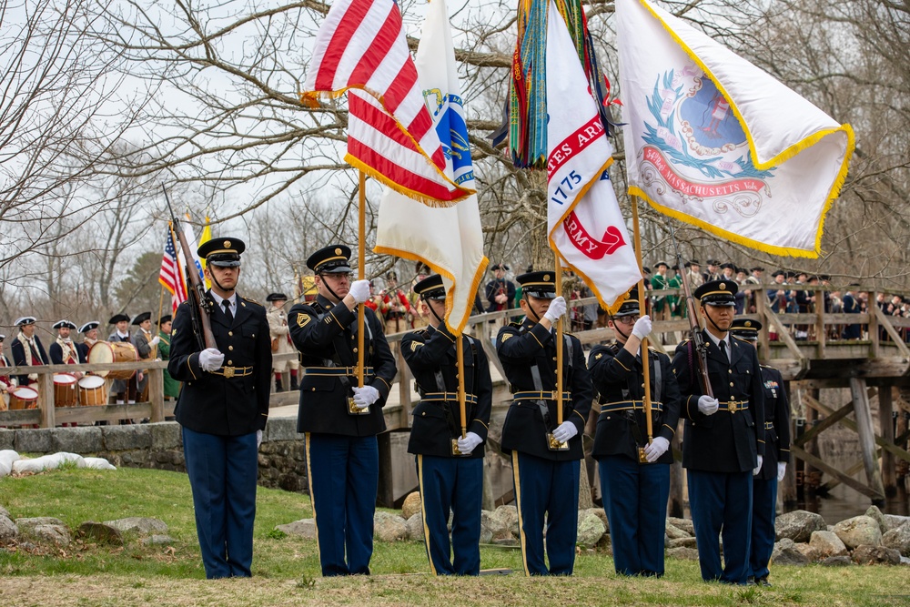 Mass Guard Celebrates 250th Anniversary of the Start of the Revolution