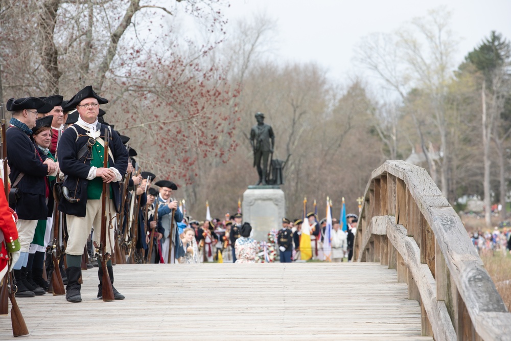 Mass Guard Celebrates 250th Anniversary of the Start of the Revolution