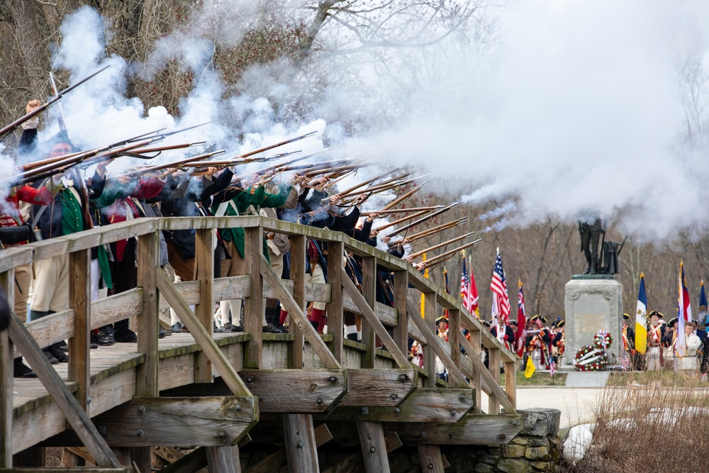 Mass Guard Celebrates 250th Anniversary of the Start of the Revolution