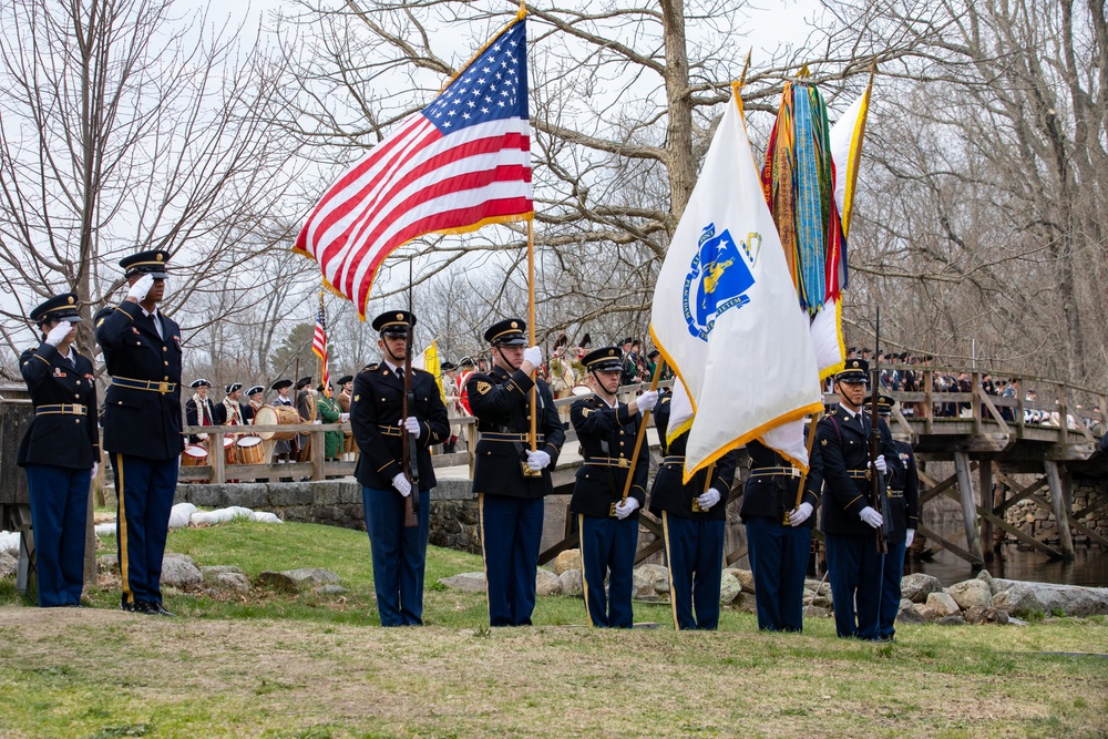Mass Guard Celebrates 250th Anniversary of the Start of the Revolution