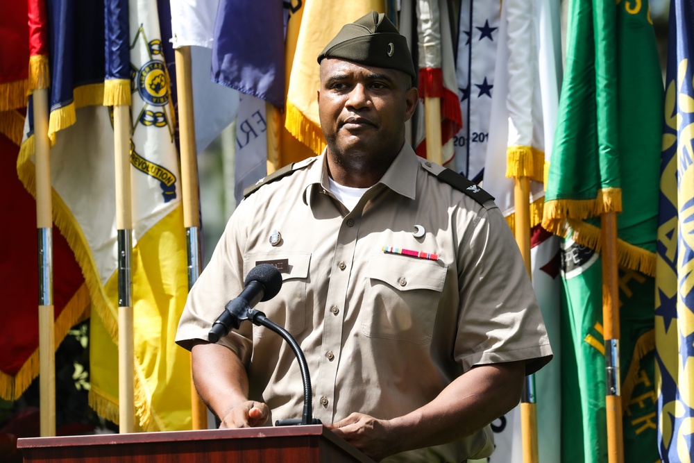 The State of Hawaii and USARPAC Commemorates the history of the Battle of Lexington And Concord