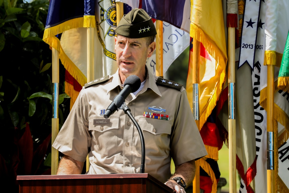 The State of Hawaii and USARPAC Commemorates the history of the Battle of Lexington And Concord