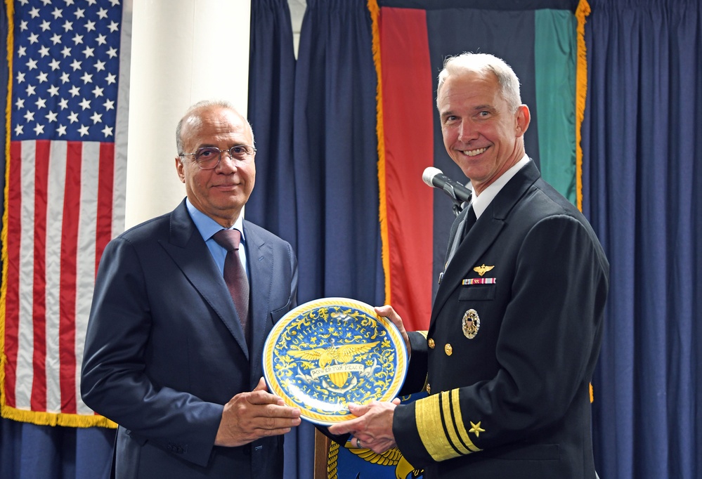 USS Mount Whitney Hosts Key Leadership Engagement between Sixth Fleet and Libya