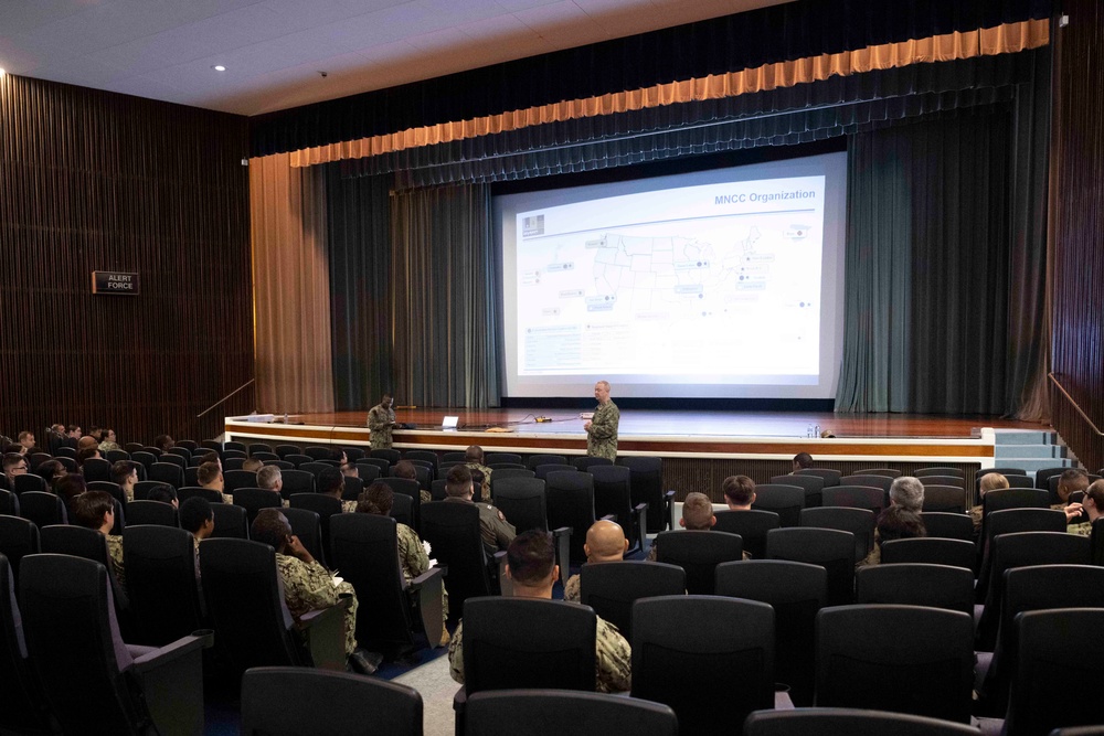 Rear Adm. Satterwhite Visit