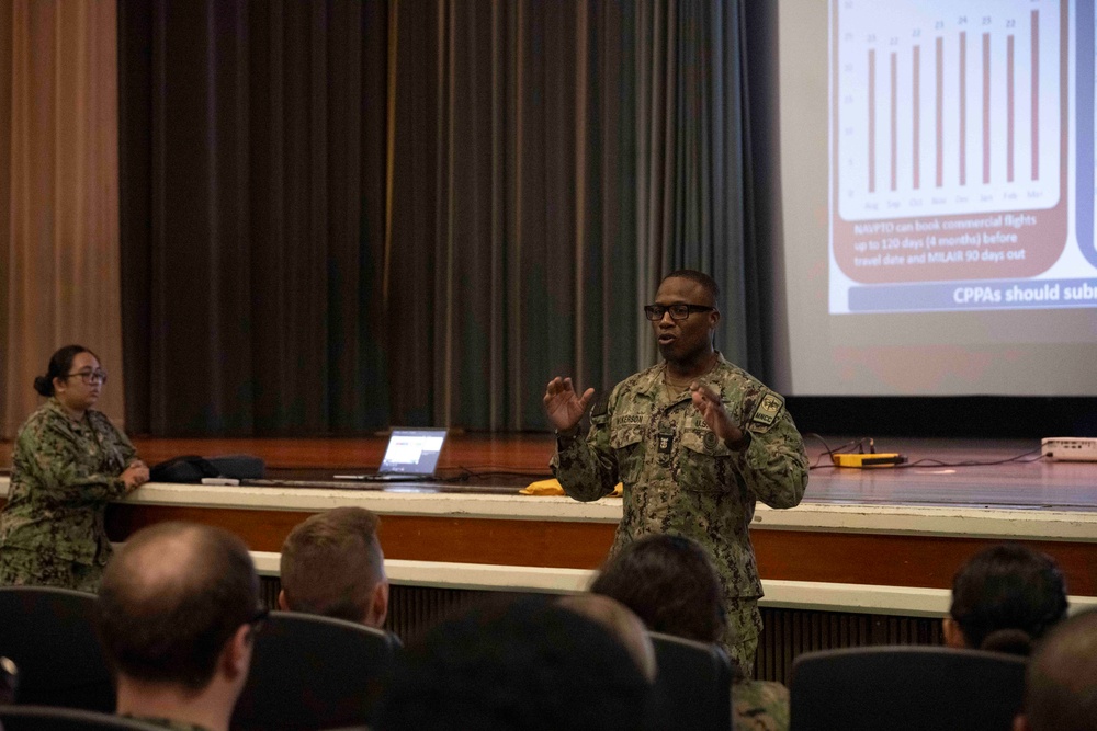Rear Adm. Satterwhite Visit