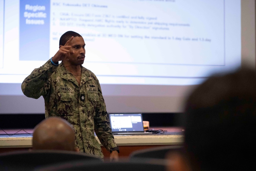Rear Adm. Satterwhite Visit