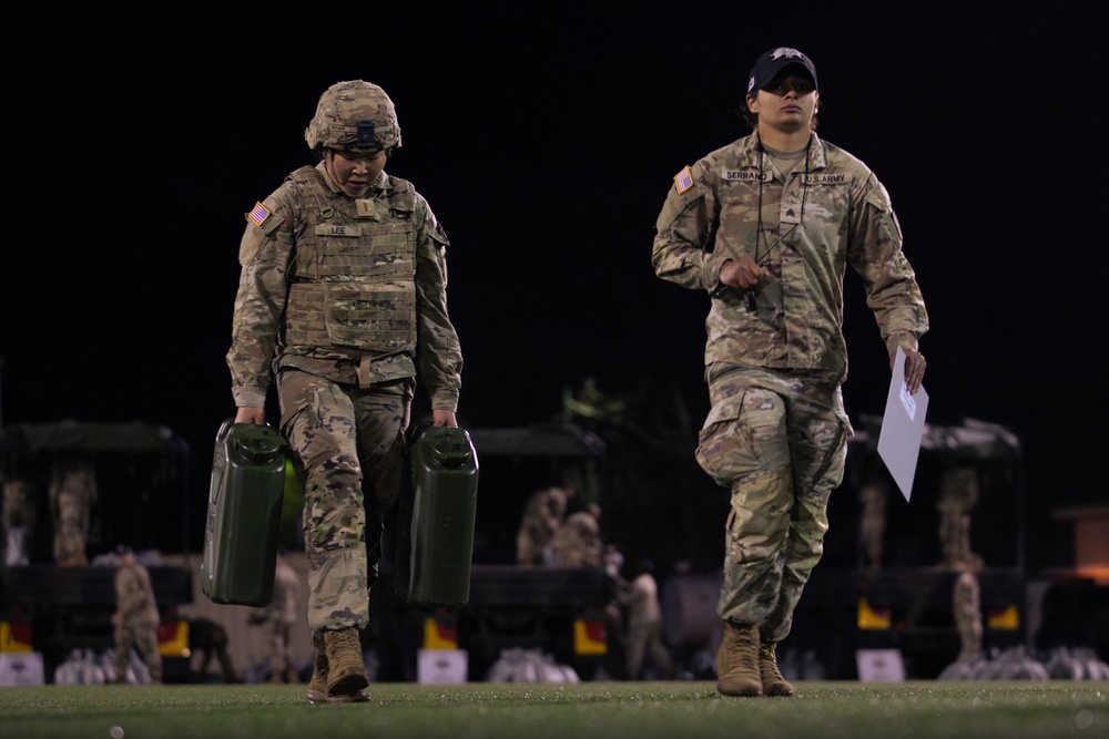 Soldiers Conduct A Physical Assessment To Get Their Expert Field Medical Badge