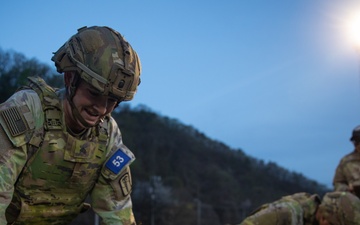 Soldiers Conduct A Physical Assessment To Get Their Expert Field Medical Badge
