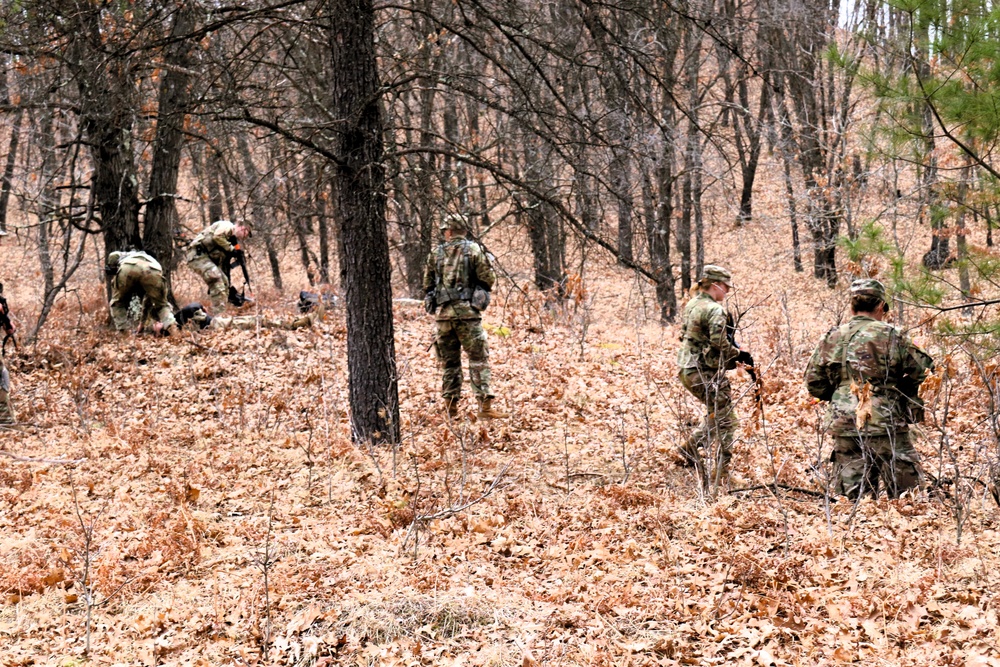 ROTC cadets build field skills in April 2025 training effort at Fort McCoy