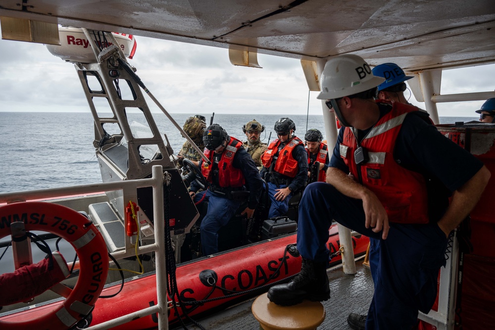 U.S. Coast Guard Cutter Kimball interdicts drug smuggling vessel in Eastern Pacific Ocean