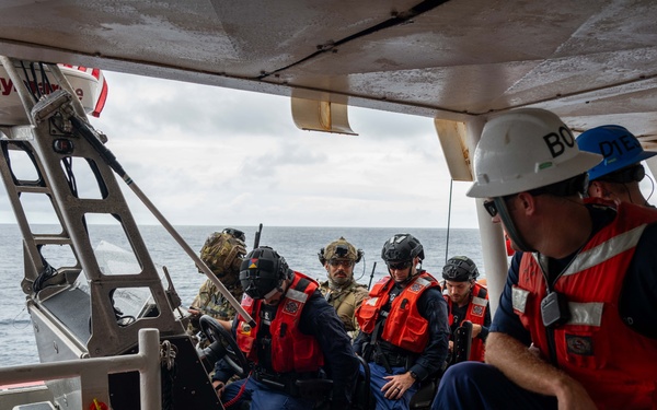 U.S. Coast Guard Cutter Kimball interdicts drug smuggling vessel in Eastern Pacific Ocean
