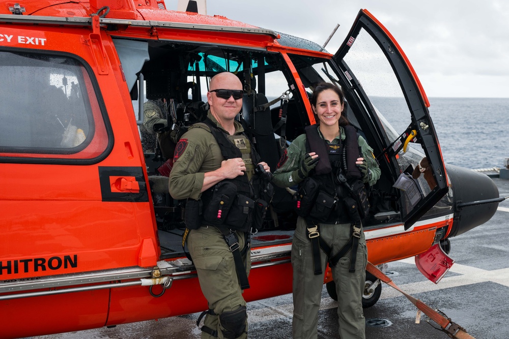 U.S. Coast Guard Cutter Kimball interdicts drug smuggling vessel in Eastern Pacific Ocean