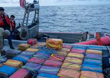 U.S. Coast Guard Cutter Kimball interdicts drug smuggling vessel in Eastern Pacific Ocean
