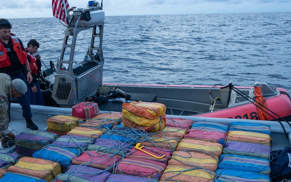 U.S. Coast Guard Cutter Kimball interdicts drug smuggling vessel in Eastern Pacific Ocean