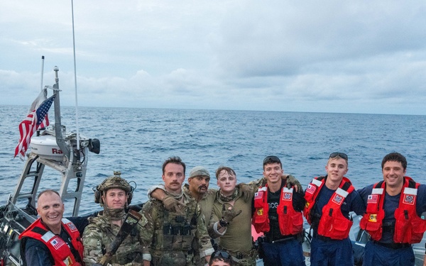 U.S. Coast Guard Cutter Kimball interdicts drug smuggling vessel in Eastern Pacific Ocean