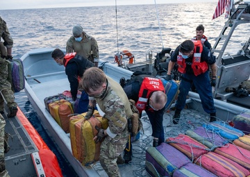 U.S. Coast Guard Cutter Kimball interdicts drug smuggling vessel in Eastern Pacific Ocean