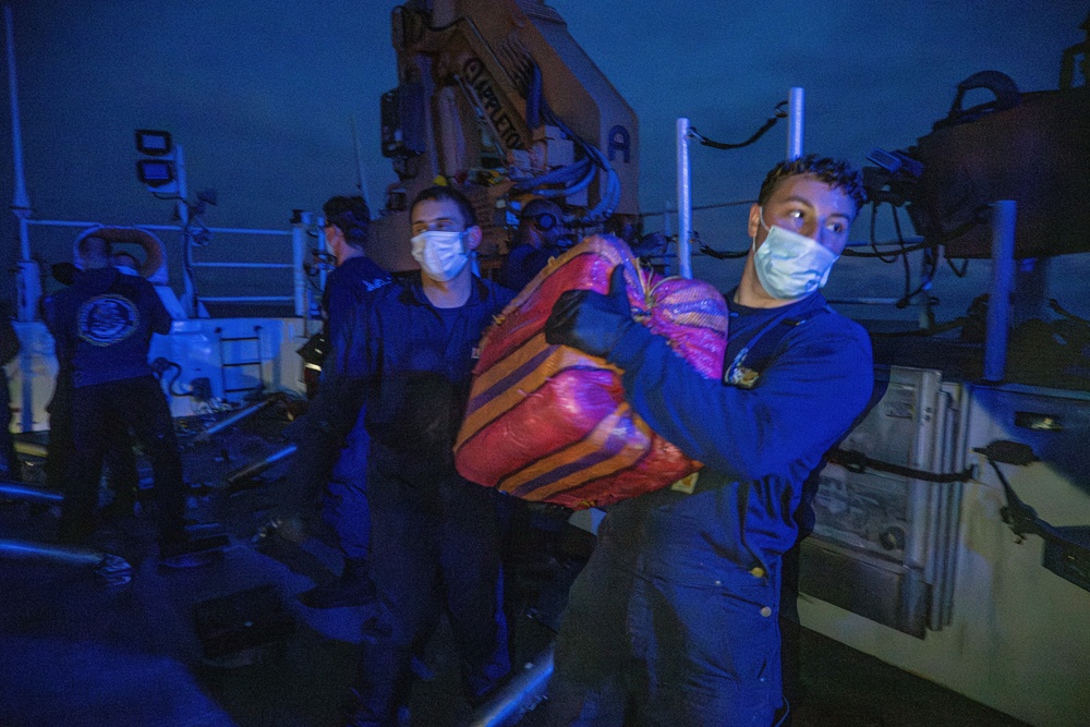 U.S. Coast Guard Cutter Kimball interdicts drug smuggling vessel in Eastern Pacific Ocean