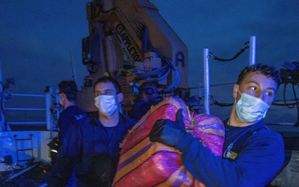 U.S. Coast Guard Cutter Kimball interdicts drug smuggling vessel in Eastern Pacific Ocean