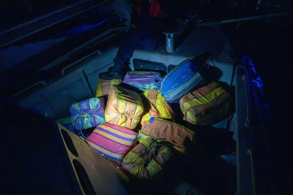 U.S. Coast Guard Cutter Kimball interdicts drug smuggling vessel in Eastern Pacific Ocean