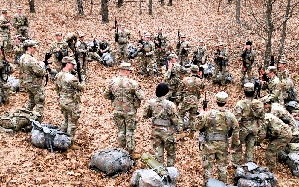 Army ROTC cadets build field skills in April 2025 training effort at Fort McCoy