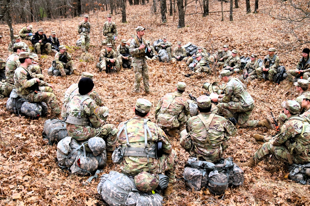 Army ROTC cadets build field skills in April 2025 training effort at Fort McCoy