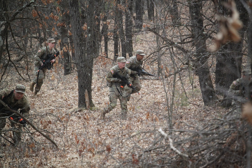 Army ROTC cadets build field skills in April 2025 training effort at Fort McCoy