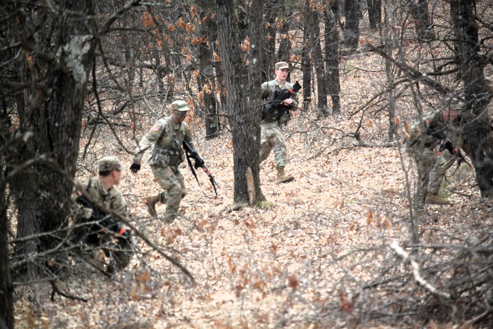 Army ROTC cadets build field skills in April 2025 training effort at Fort McCoy