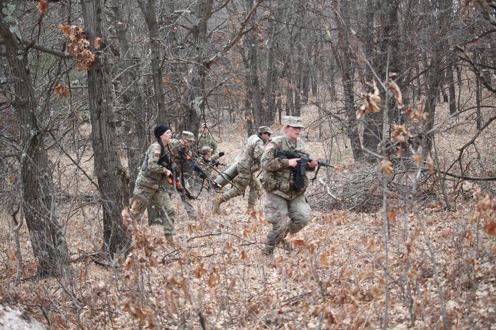 Army ROTC cadets build field skills in April 2025 training effort at Fort McCoy