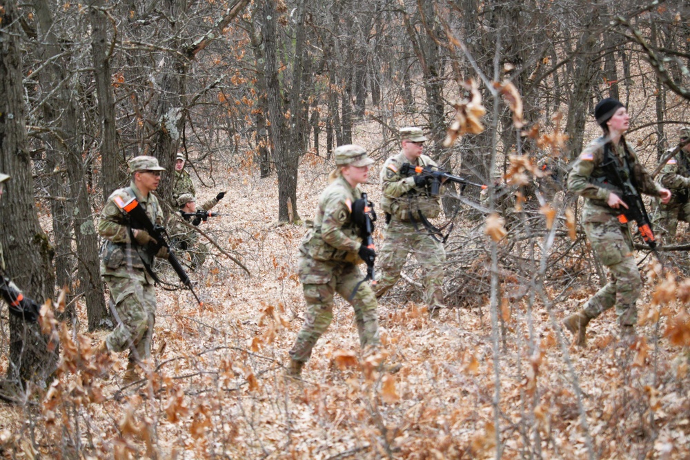 Army ROTC cadets build field skills in April 2025 training effort at Fort McCoy