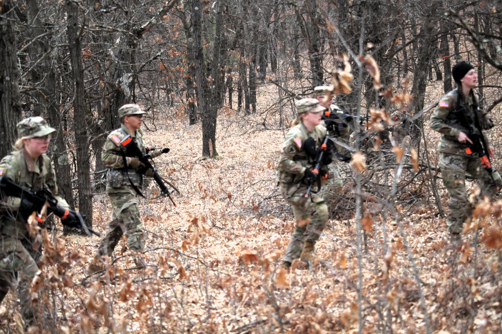 Army ROTC cadets build field skills in April 2025 training effort at Fort McCoy