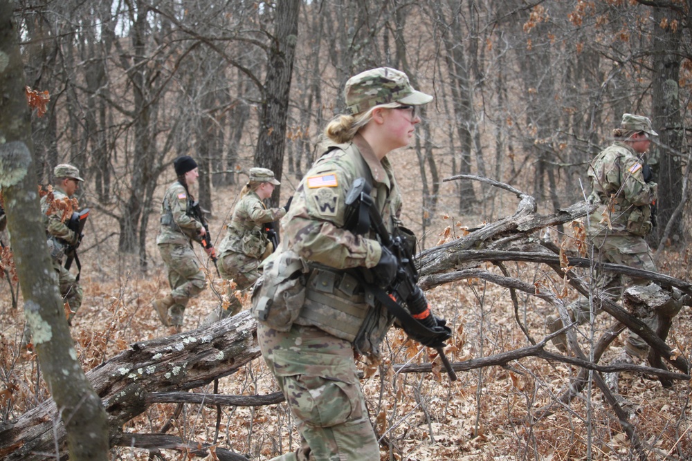 Army ROTC cadets build field skills in April 2025 training effort at Fort McCoy
