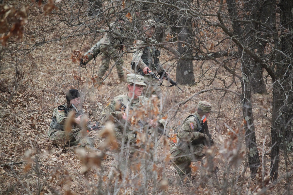 Army ROTC cadets build field skills in April 2025 training effort at Fort McCoy