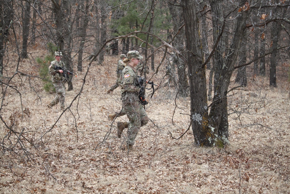 Army ROTC cadets build field skills in April 2025 training effort at Fort McCoy