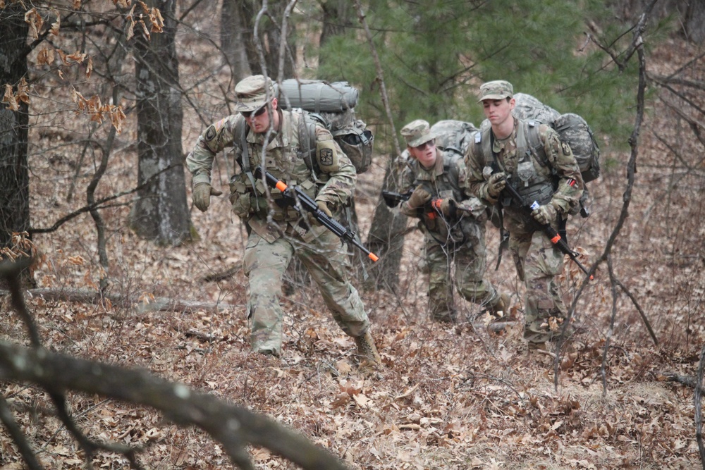 Army ROTC cadets build field skills in April 2025 training effort at Fort McCoy
