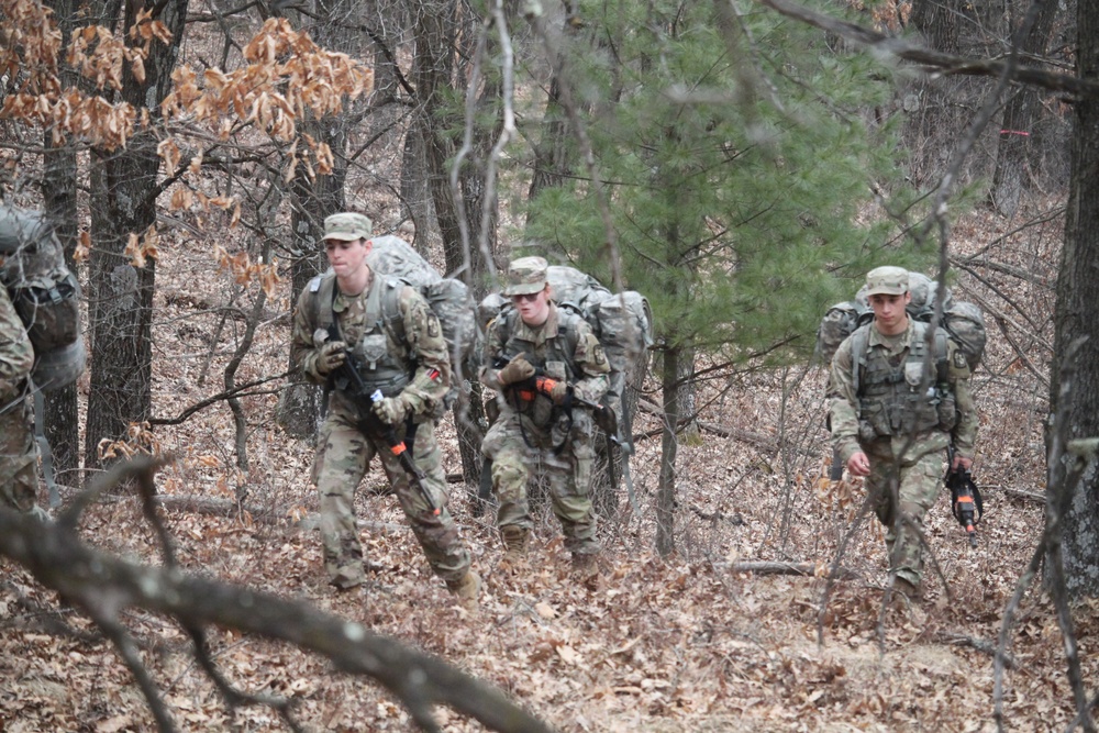 Army ROTC cadets build field skills in April 2025 training effort at Fort McCoy