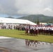 A ceremony is held in honor of the 125th Flag Day during Navy Week in Pago Pago, American Samoa