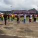 A ceremony is held in honor of the 125th Flag Day during Navy Week in Pago Pago, American Samoa
