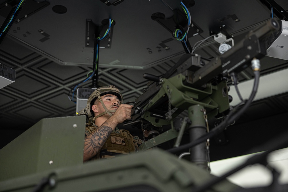3rd Maintenance Battalion Conducts Convoy Simulator Training
