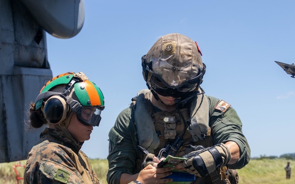Balikatan 25: Ospreys Fly over Northern Luzon