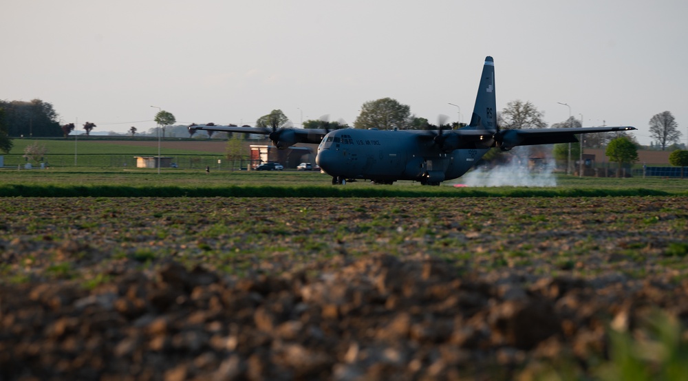 No runway, no problem; Agile Bison 25-1 tests rapid deployment tactics at Chièvres AB