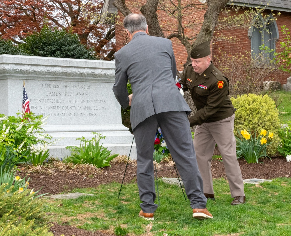 President James Buchanan 234th Memorial Wreath Laying Ceremony