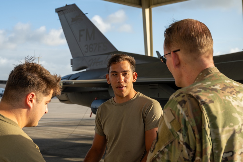 Crew Chiefs Prepare for Launch