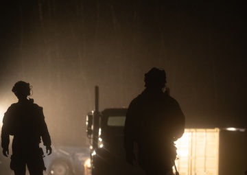 Training in the dark; Agile Bison 25-1 tests night readiness