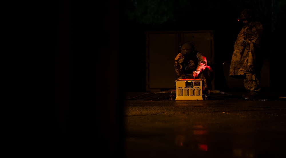 Training in the dark; Agile Bison 25-1 tests night readiness
