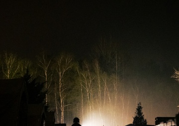 Training in the dark; Agile Bison 25-1 tests night readiness
