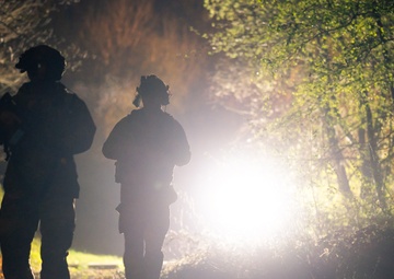 Training in the dark; Agile Bison 25-1 tests night readiness
