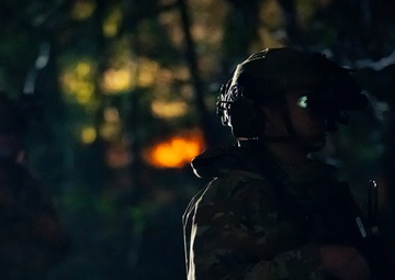 Training in the dark; Agile Bison 25-1 tests night readiness
