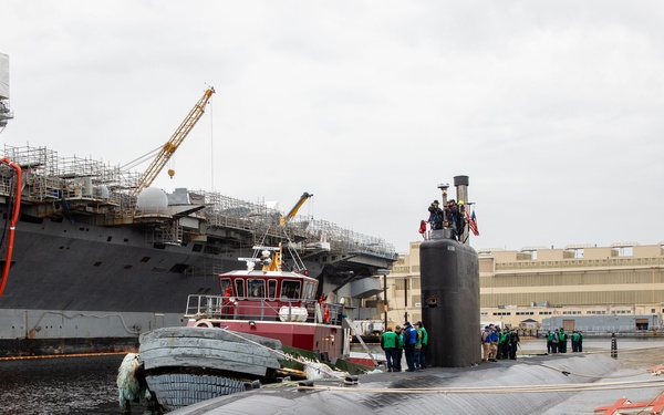 Norfolk Naval Shipyard returns USS Toledo to the Fleet following Engineered Overhaul